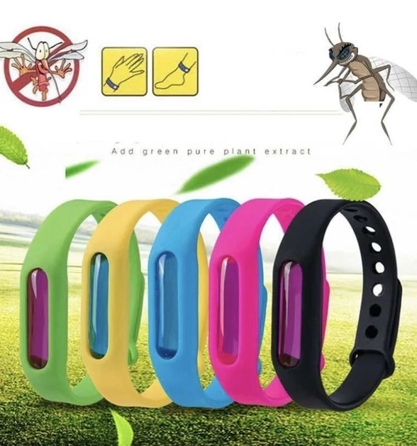 Браслет з капсулами для Захисту від Комарів та Комах для дорослих та дітей