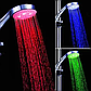 Насадка Лійка для душу світлодіодна фарбує потік у 3 кольори Shower head AND XL-903, фото 5