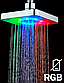 Насадка-Лейка для Верхнього душу з підсвіткою, 150 мм LED Shower head AND XL-902, фото 2