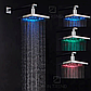 Насадка-Лейка для Верхнього душу з підсвіткою, 150 мм LED Shower head AND XL-902, фото 4