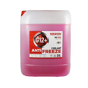 Антифриз MAXION 20L G12+ -38°C RED