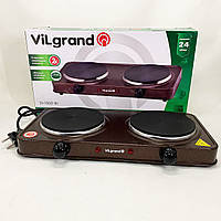 Плита настільна емальована, Портативна переносна плита Настільна електрична на 2 дві конфорки FD-79