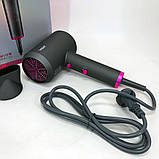 Сучасний фен для укладання VGR V-400 2000 Вт, Фен для жорсткого волосся волосся з дифузором ZT-10, фото 5