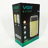 Електробритва для стрижки бороди і волосся VGR V-359, Тример для бороди, Професійна елетробритва UT-54, фото 10