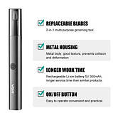 Хороша бритва портативна VGR, Електробритва, Професійний тример для гоління, Портативна бритва KQ-81, фото 9