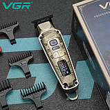 Практична машинка для стрижки волосся VGR V-901, Електромашинка для волосся, Підстригальна машинка SK-59, фото 9
