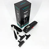 Електрична машинка з насадкою для бороди, Професійна машинка для стрижки з насадками DR-30, фото 2