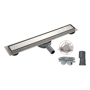 Душовий трап з нержавіючої сталі (під плитку) SUS304 KOER FD29-70x300 (AC0621), фото 1