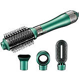 Фен потужний VGR, Стайлер фен гребінець для волосся, Фен- браш для укладання Легкий професійний UY-93, фото 2