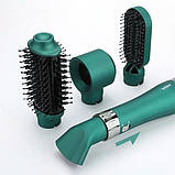 Фен потужний VGR, Стайлер фен гребінець для волосся, Фен- браш для укладання Легкий професійний UY-93, фото 8