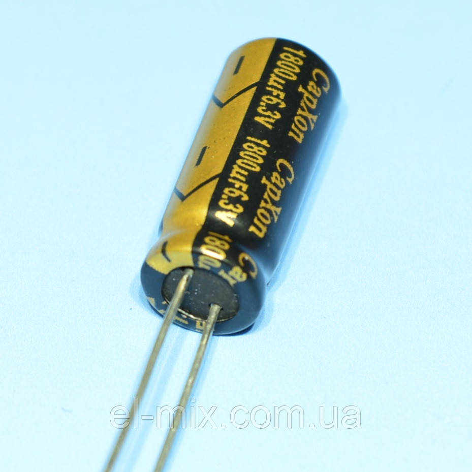 Конденс. електрол. комп'ютерний 1800мкФ 6.3В CapXon 105*С LZ 8*20