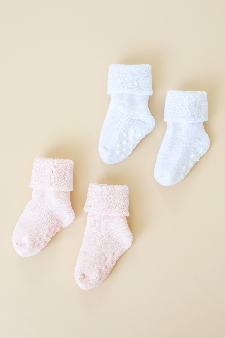 Комплект шкарпеток "Terry", Біло-рожеві .Хит!, фото 1