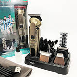 Машинка для стрижки волосся з професійними ножами VGR, Професійна машинка для стрижки волосся в салон PJ-95, фото 5