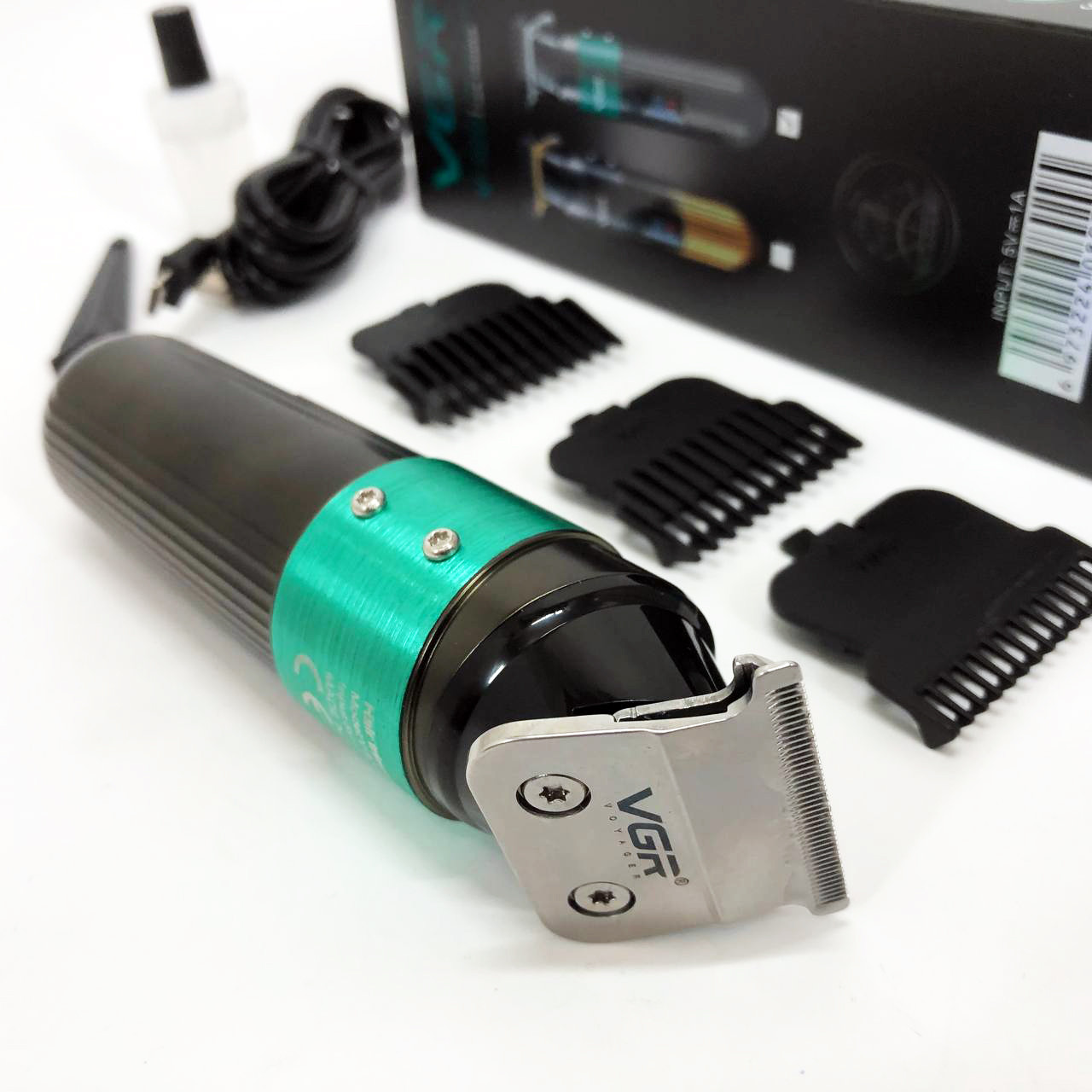 Електрична машинка для стрижки побутова VGR, Машинка для різних стрижок акумуляторна JZ-70, фото 1