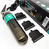 Електрична машинка для стрижки побутова VGR, Машинка для різних стрижок акумуляторна JZ-70, фото 7