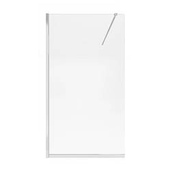 Душова перегородка Qtap Walk-In Standard CRM2011.C8 110х200 см, скло Clear 8 мм, покриття CalcLess
