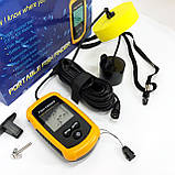 Ехолот портативний Fish Finder до 100м портативний сонар універсальний SG-36, фото 7