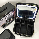 Органайзер для косметики, Дорожня косметичка-валіза, Косметичка-сумочка, Косметичка дорожня жіноча MC-76, фото 6