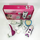 Ефективна пемза Kemei KM-3066, Тример для жінок, Жіночий тример для тіла, Електричний епілятор пилка ST-87, фото 8