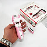 Епілятор для обличчя жіноча бритва Gemei, Епілятор бритва для ніг Пилка для п'ят педикюру PZ-96, фото 4