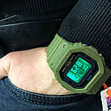 Спортивний водонепроникний годинник SKMEI 1628AGBK, Годинники тактичні протиударні XO-93, фото 4