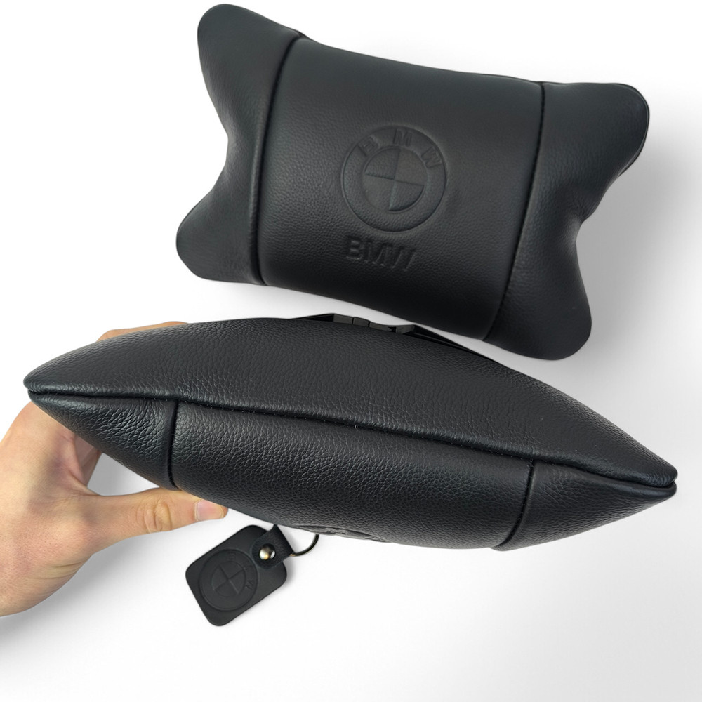 Подушки з логотипом від виробника BMW, Подушки для підголовників машину, Подушка під шию з логотипом ZT-94, фото 1