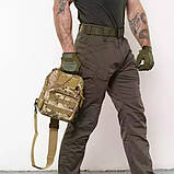 Сумки чоловічі тактичні, Чоловіча сумка тактична з кордури, Чоловіча сумка кроссбоді QZ-26, фото 5