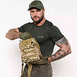 Сумки чоловічі тактичні, Чоловіча сумка тактична з кордури, Чоловіча сумка кроссбоді QZ-26, фото 6