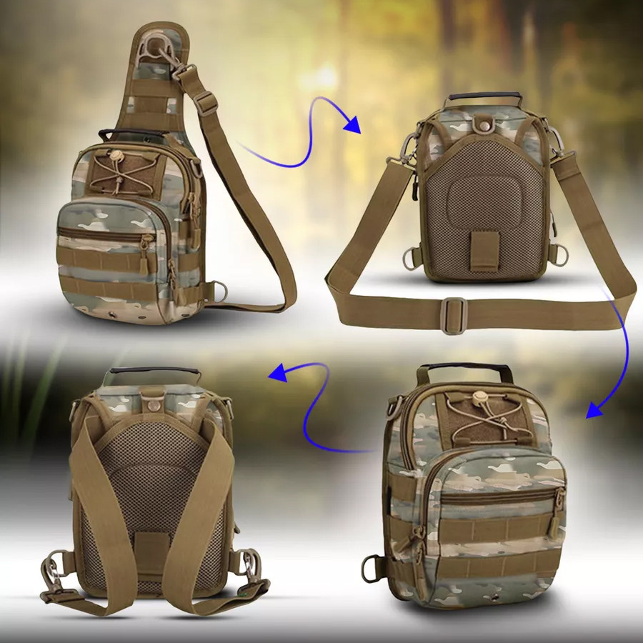 Сумки чоловічі тактичні, Чоловіча сумка тактична з кордури, Чоловіча сумка кроссбоді QZ-26, фото 1