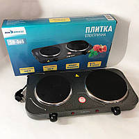 Плита для любителів готувати Sea, Настільна потужна електрична плита на 2 конфорки KN-64