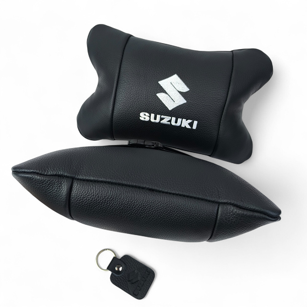 Подушка підголовник для водія Suzuki, Подушка під шию, Подушки для машини, Подарунок чоловікові водію GS-55, фото 1