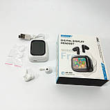 Бездротова блютуз гарнітура-навушники LX-10, Навушники з вбудованим мікрофоном bluetooth IA-70, фото 2