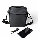 Сумка для документів зручна, Модна сумка планшет на груди, через плече Міська сумка-месенджер HK-16, фото 6