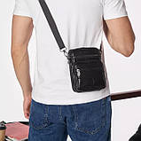 Чоловіча сумка барсетка для чоловіка, Сумка для чоловіків, Повсякденна сумка-месенджер AP-69, фото 10
