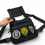 Чоловіча сумка через плече оригінал, Чоловіча брезентова сумка через плече Тактична меседжер QS-64, фото 6