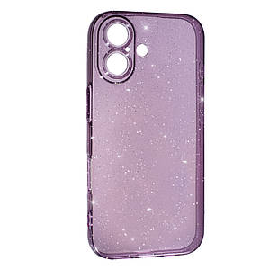 Силіконовий чохол Clear Shine для Apple iPhone 17 Violet
