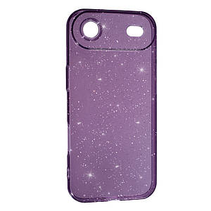 Силіконовий чохол Clear Shine для Apple iPhone 17 Air Violet