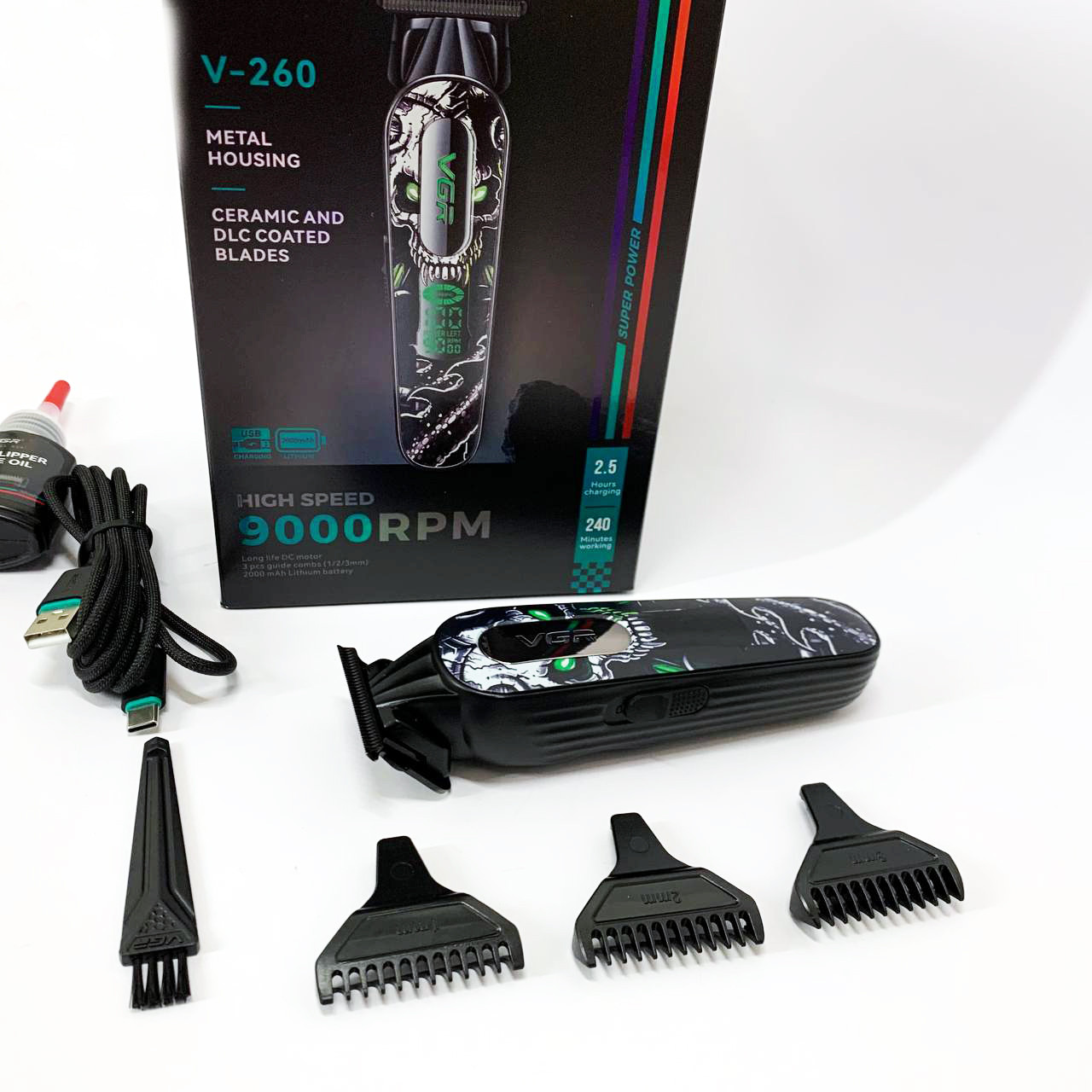 Миюча машинка для стрижки, Машинка для стрижки посіченого волосся волосся потужна VO-62