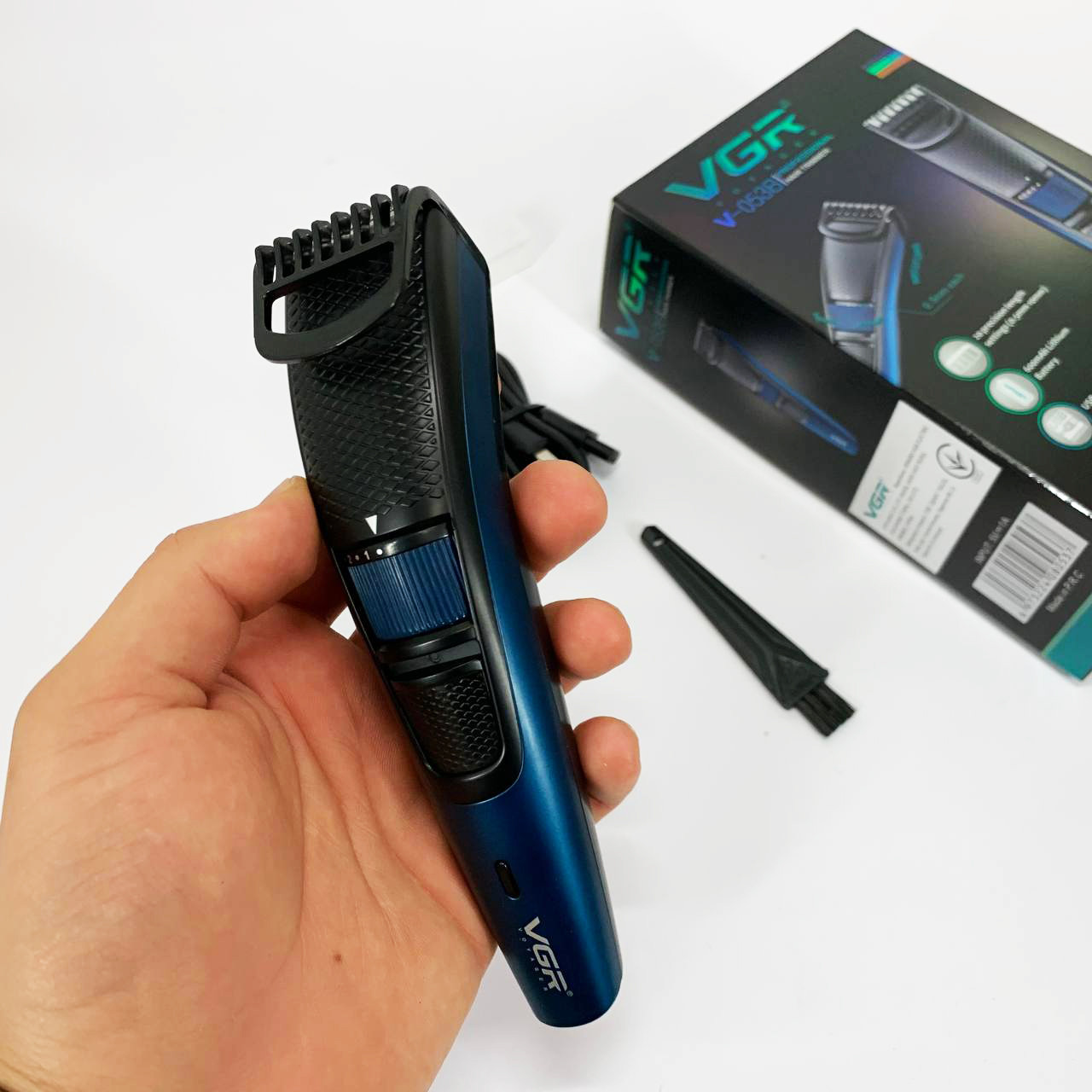 Електробритва для стрижки голови VGR-053, Машинка для стрижки волосся бездротова, Тример бездротовий ER-86