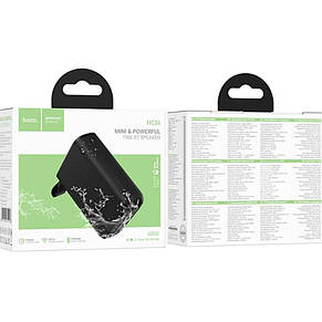 Портативна Bluetooth-колонка Hoco HC34 Star BT speaker Black, фото 2