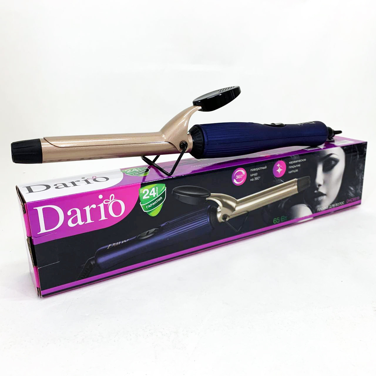 Плойки для волосся якісні, Щипці для завивки і об'єму Плойка локонів професійна AZ-26