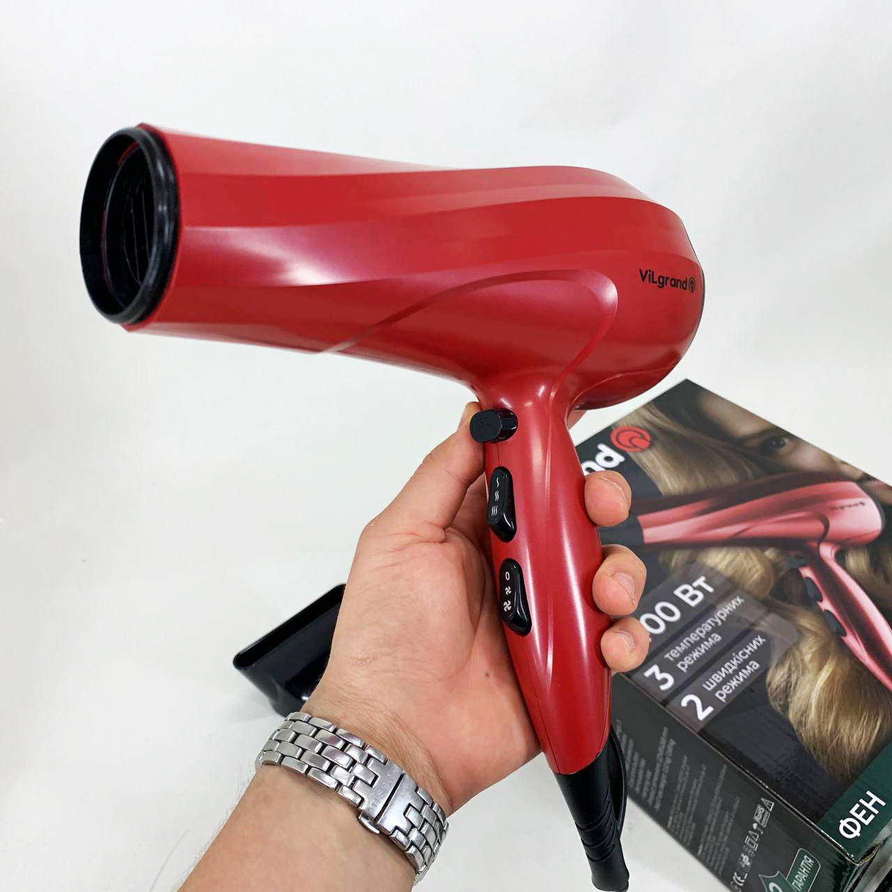 Фен для волосся 2 режими температури, Хороший фен для дому Зручний домашнього використання FI-39