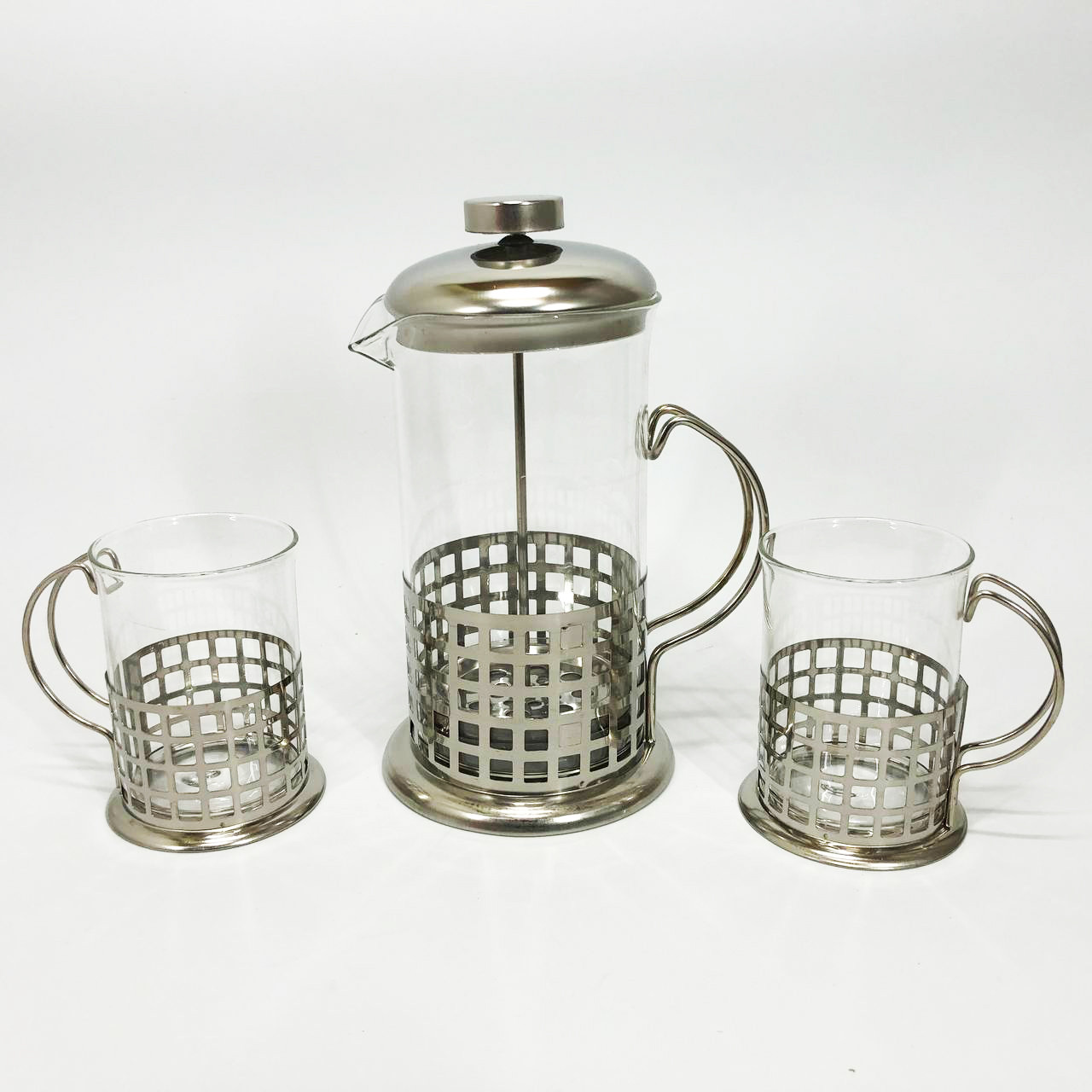 Чайники для заварки, Стильний скляний заварювальний чайник, Френч-прес для ароматного чаю VJ-31