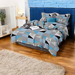 Двоспальний (Поліестер) | Комплект постільної білизни "Sea abstract" | Простирадло 180х220 см