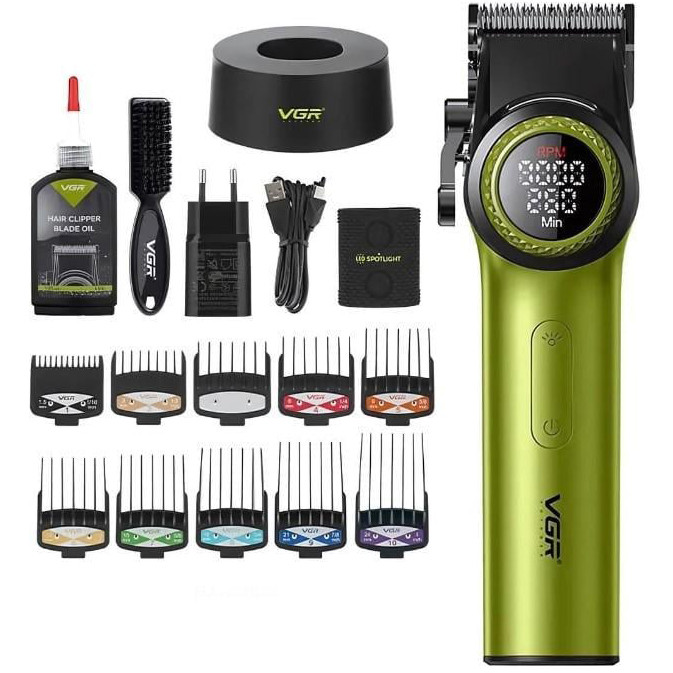 Хороший бездротовий тример VGR V-001, Акумуляторний універсальний тример для стрижки AM-53