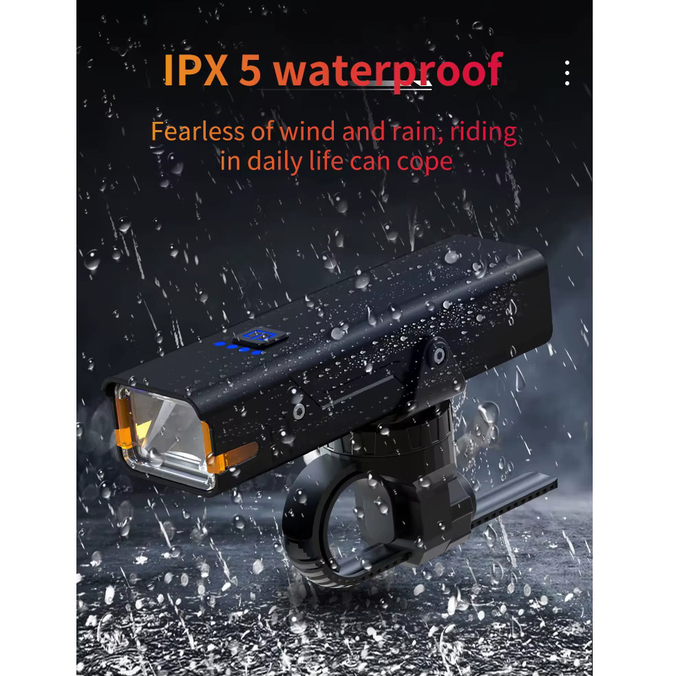 Світло на кермо велосипеда з акумулятором Q06 310LM, Яскравий передній ліхтар для велосипеда ZW-72