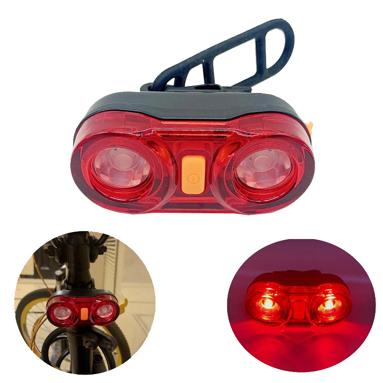 Яскраве заднє світло для велосипеда DMFL-535-2LED, Велоліхтар з функцією стоп-сигналу IQ-44