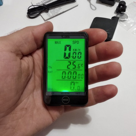 Велокомп'ютер SD-576C бездротовий з підсвічуванням екрану VT-52