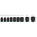 Набір ударних торцевих головок Bosch PRO Impact Standard (1/2" 10-27 мм, 38-42 мм, 9 шт.) (2608003038), фото 3