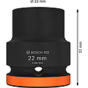 Головка торцева ударна Bosch Impact Control 3/4" (22х51 мм) (2608003059), фото 3